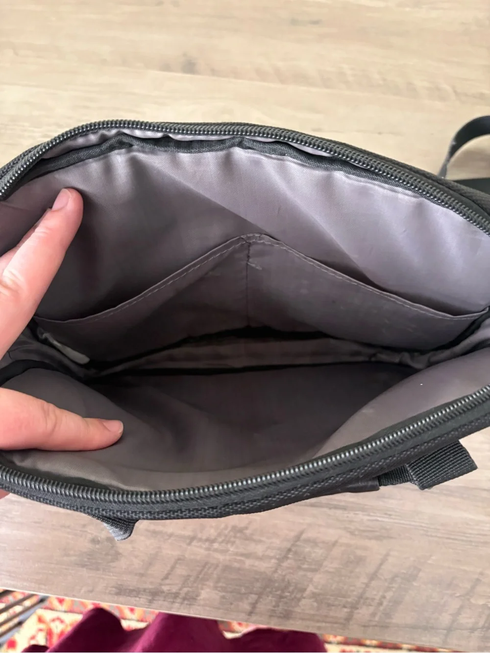Samsonite Black Travel Shoulder Bag Crossbody Organizer NWOT